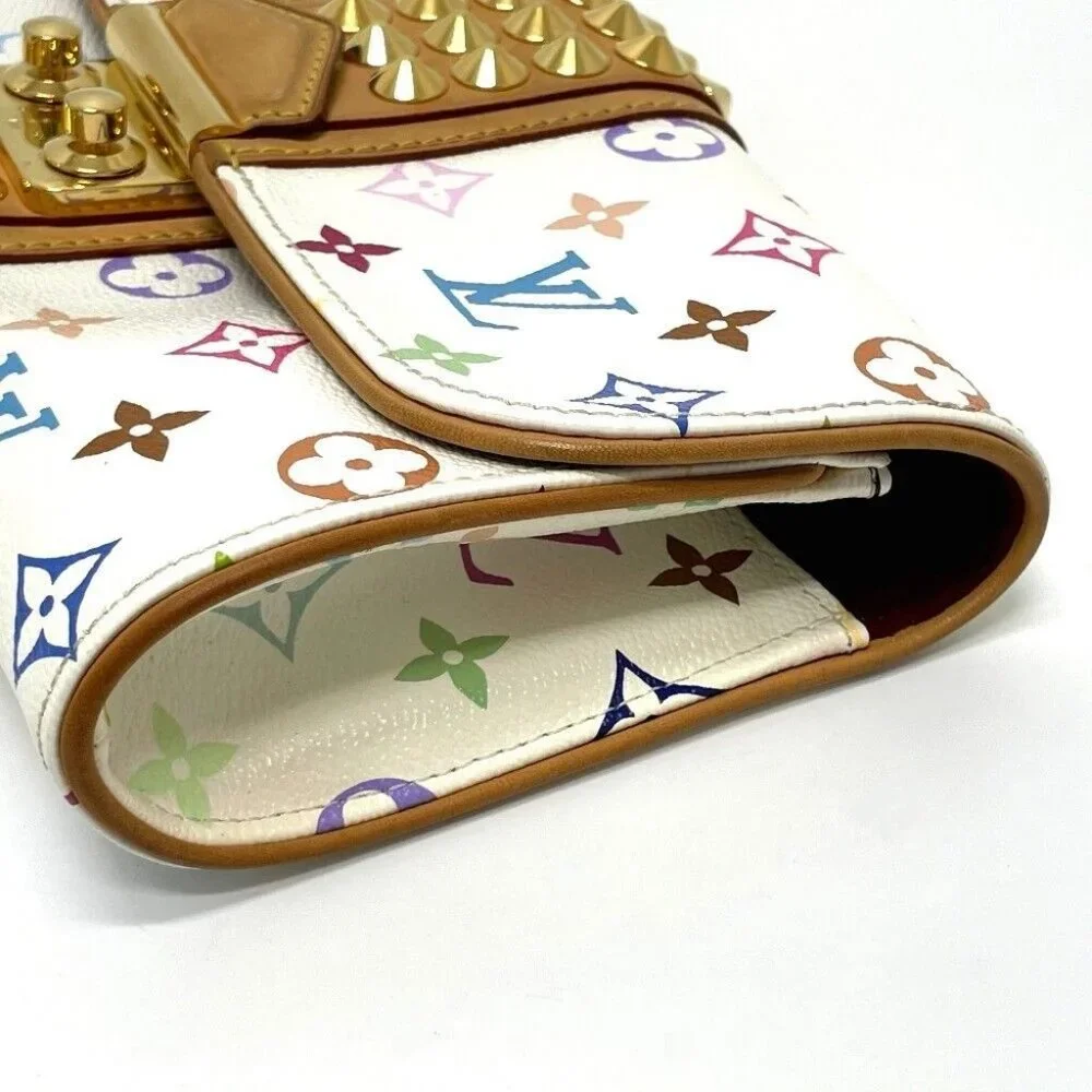 LOUIS VUITTON Monogram Multicolore Pochette Courtney Clutch Purse - Picture 2 of 11